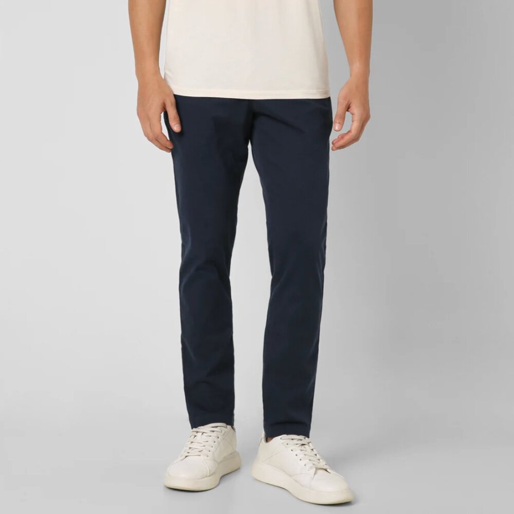 Men's Bearbottom Stretch Chino Pant in Navy, Size L waist, 32 length